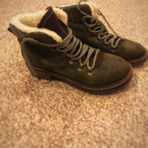 army green boots